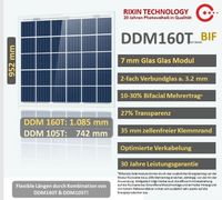 Glas-Glas PV/Solar-Module FLEXUS160T Überdachung-Carport-Geländer Niedersachsen - Kutenholz Vorschau