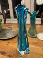 Murano Glas Vase blau Fratelli Toso Baden-Württemberg - Dossenheim Vorschau