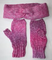 Set – bestehend aus Stirnband und Handschuhen, rosa/pink Niedersachsen - Celle Vorschau