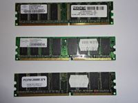 Arbeitsspeicher, Ram-Module, DDR 1x 256 MB und 2x 512 MB Bayern - Hof (Saale) Vorschau