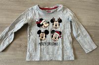 Disney Mickey Mouse Shirt in Größe 92 Weihnachten Berlin - Zehlendorf Vorschau