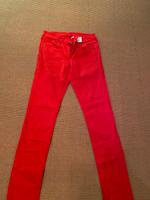 Damen Jeans rot Stretch Gr.36 S Hessen - Fulda Vorschau