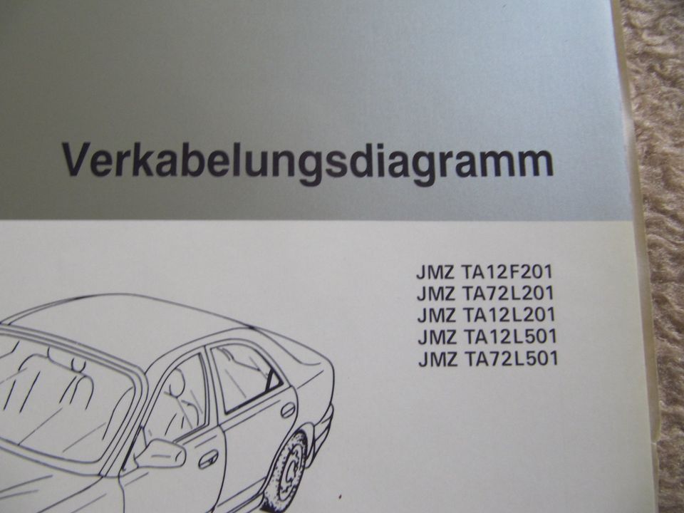 Mazda Xedos 9 Verkabelungsdiagramm 9/93 in Klausdorf