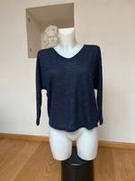 Opus langarm Pullover S 36 dunkelblau V-Ausschnitt Feinstrick Saarland - Beckingen Vorschau