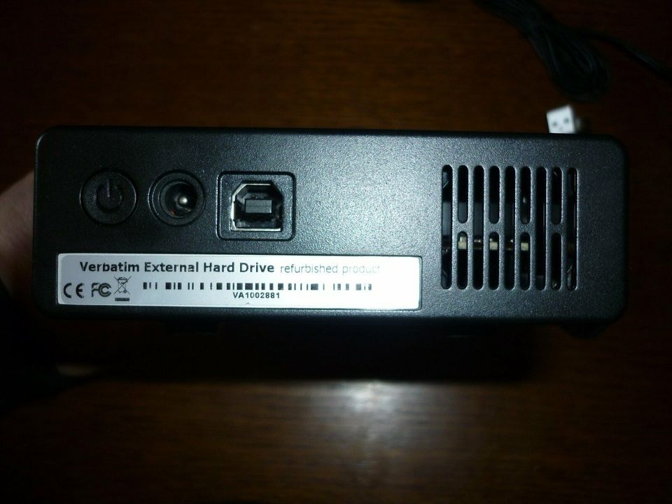 1TB externe USB SATA 3,5" Festplatte Verbatim in Hamburg