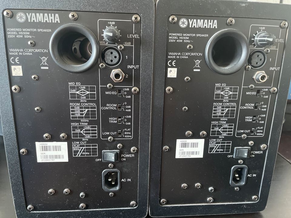 2x Yamaha HS 50M Monitor-Lautsprecher in Braunschweig