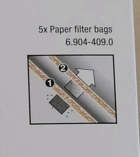 KÄRCHER 5 Stück Papier Filter/Beutel 6.904-409.0 in Jork