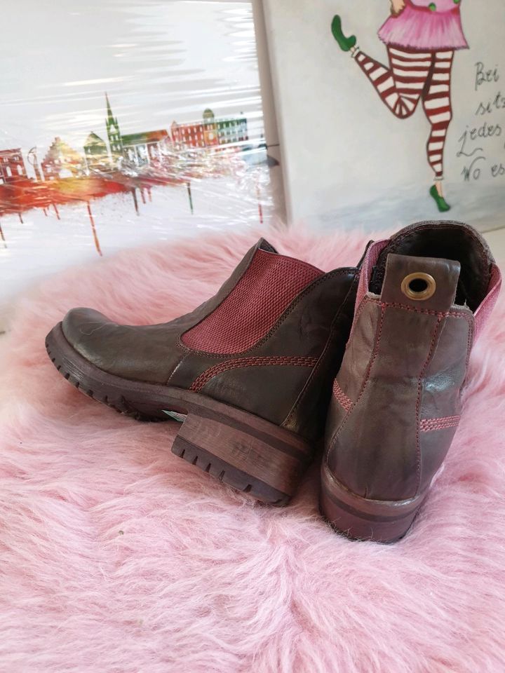 ❤ NEUE SOMMERKIND Chelsea Boots ♡ 41 ♡ NO BLUNDSTONE ♡ LEDER ❤️ in Wees