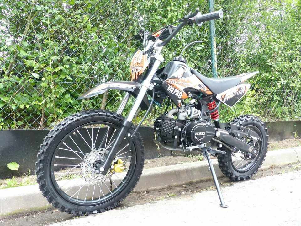 NEU!!! 125 ccm Dirtbike Pit Bike Pitbike KXD Cross 17/14 Enduro in Greven