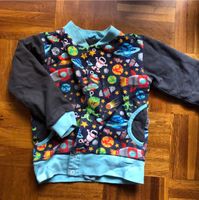 Babauba Jacke zum Wenden, Collegejacke, bunt, handmade alien welt Sachsen-Anhalt - Halle Vorschau