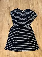 H&M Dsmen Basic Kleid Baumwolle Sommerkleid Gr L 42 blau weiß Dortmund - Brackel Vorschau