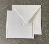 Weiße Glückwunschkarte zur Hochzeit Geburt Liebe Karte Handmade Nordrhein-Westfalen - Recklinghausen Vorschau
