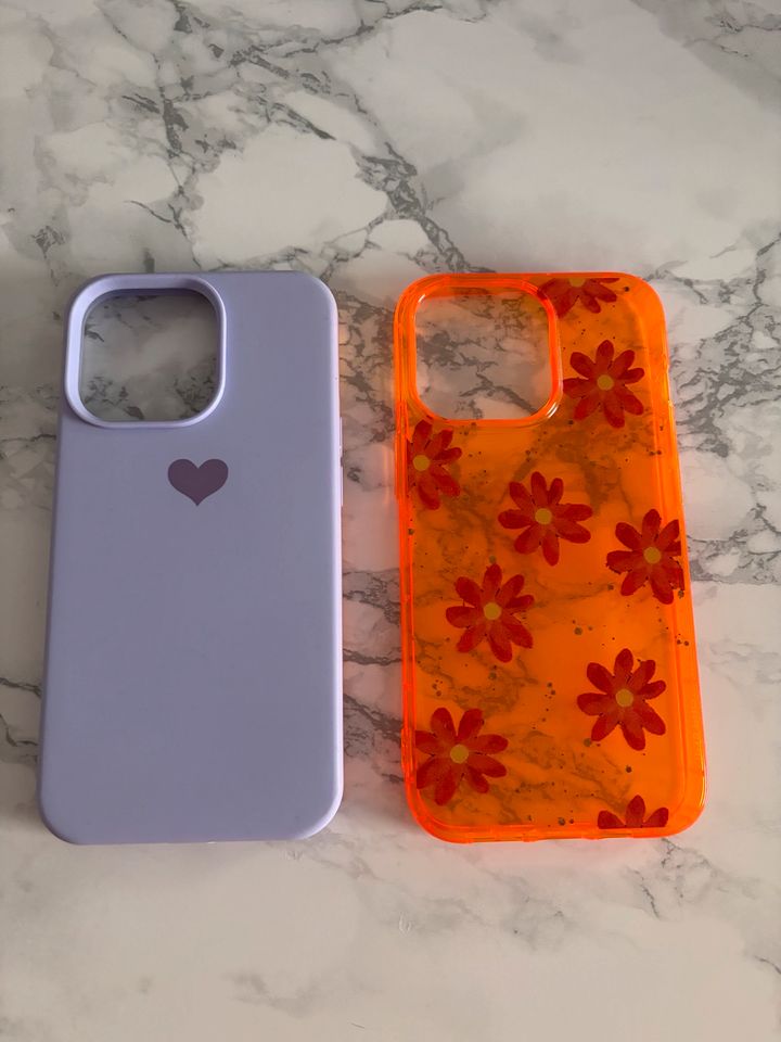 iPhone 13 Pro Handyhülle Hülle Case 2er Set lila orange in Essen-Haarzopf