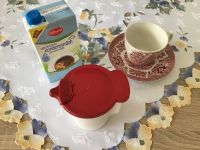 Milchkännchen Tupperware Creme rot gesprenkelt tupper retro vinp Essen - Huttrop Vorschau