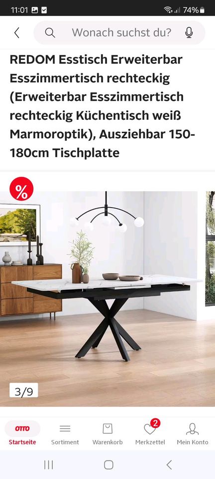 Esstisch Wohnzimmer in Hamburg