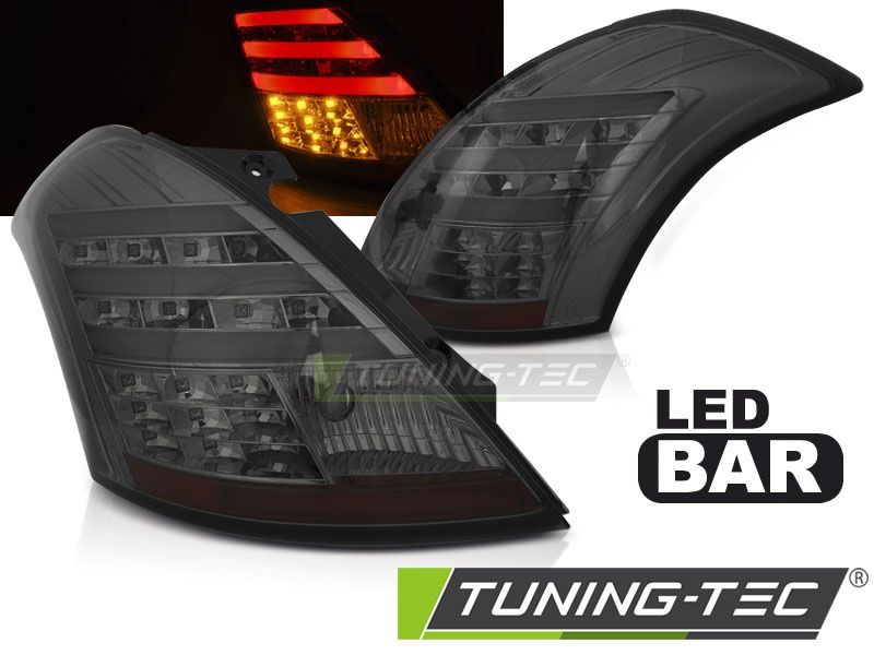 Tuning-Tec LED Lightbar Rückleuchten für Suzuki Swift V 10-17 rau in Viersen