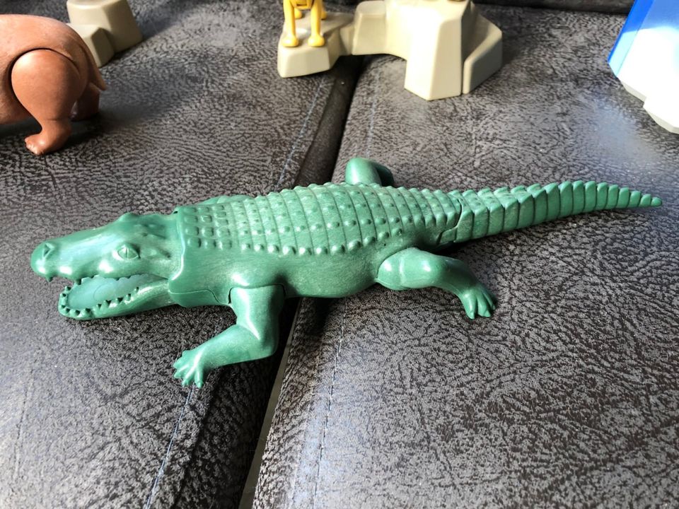 Playmobil Tiere Zoo Zootiere Afrika Krokodil Nilpferd Löwe Eisbär in Friedrichshafen