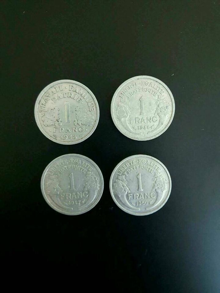 Frankreich / Französische Münzen / Franc in Bad Säckingen