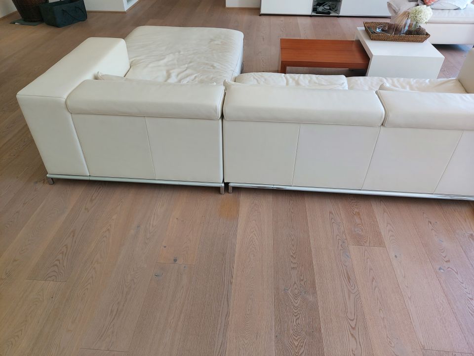 De Sede Design Ecksofa DS7 Leder weiß in Dortmund