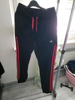 Adidas Jogginghose schwarz pink Streifen XS 34 164 Baden-Württemberg - Sinsheim Vorschau