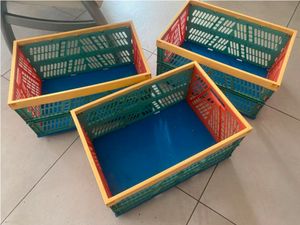 Klappbox klappbar Einkaufs Korb Kiste Falt