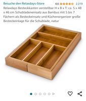 Besteckkasten Bambus ausziehbar Bayern - Würzburg Vorschau