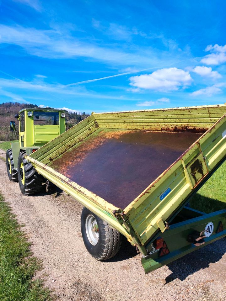 Fliegl EDK Dreiseitenkipper Anhänger gebraucht MB Trac, Unimog in Göppingen