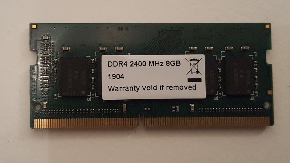 8 GB Ram DDR4, 2400 MHz, SO-DIMM in Markkleeberg