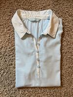 T-Shirt / Poloshirt, Tchibo, Gr.44/46 , hellblau, 100% Baumwolle Sachsen-Anhalt - Annaburg Vorschau