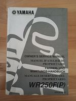 Yamaha WR 250 F (P) Typ 5PH - Fahrer- und Wartungshandbuch 2001 Hessen - Dautphetal Vorschau