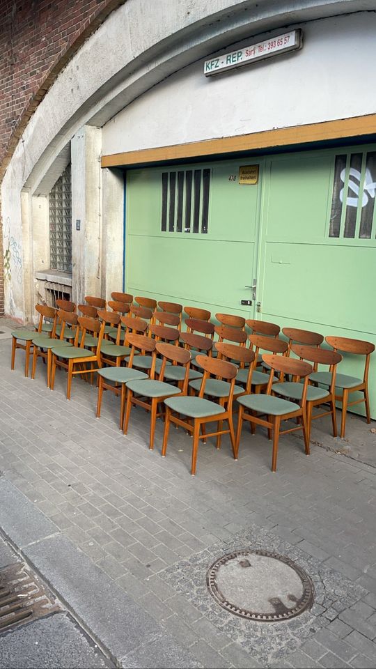 ◤ Esszimmerstühle Farstrup Modell 210 Teak Stühle chair mid Century danish Design Retro Vintage Teakholz Dänemark 60er in Berlin