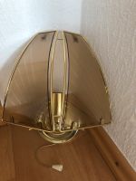 Wandlampe, geschl. Glas, messingfarben Bayern - Ansbach Vorschau