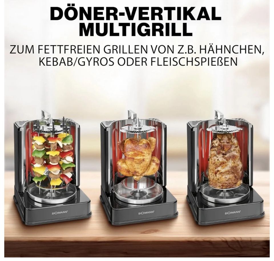 Bomann Döner-Vertikal-Multigrill | Multigrill in Vreden