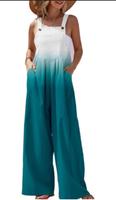 Neu Sommer Jumpsuit Overall Einteiler Latzhose Türkis L 40 grün Saarland - Spiesen-Elversberg Vorschau