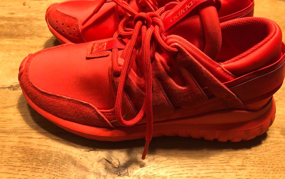 Adidas tubular Leder rot 38 neu nie getragen in Worpswede