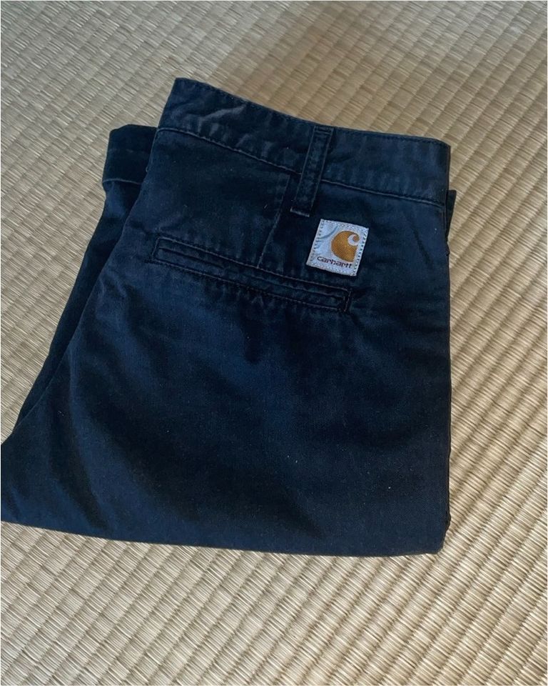 Carhartt Presenter DUNMORE Shorts Kurze Hose Schwarz XS in Greifswald