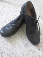 Schwarze Lederschuhe Scandi Mittelalter Vintage Hexe Folklore Sachsen - Großschönau Vorschau