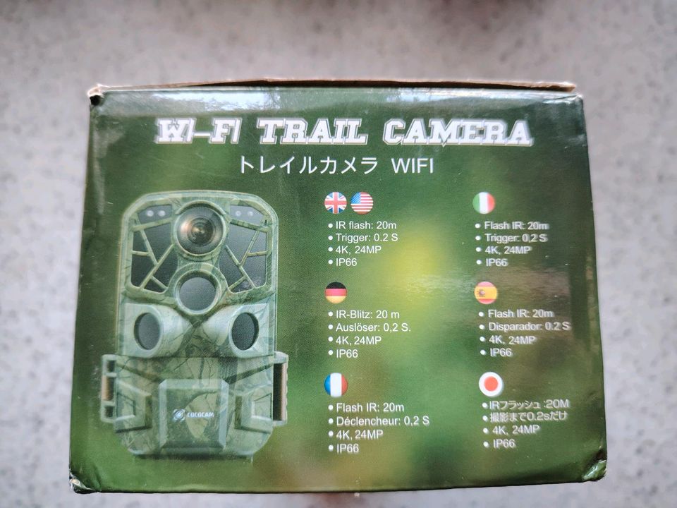 Cococam Wi-Fi Trail Wildkamera Bluetooth 4k 24 MP in Dorum