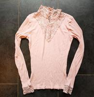 Amisu Longsleeve Langarmshirt Oberteil Altrosa Rippchen Stretch Nordrhein-Westfalen - Wiehl Vorschau