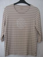 BONITA Damen Shirt, beige gestreift Gr. L ¾ Arm Frankfurt am Main - Nieder-Eschbach Vorschau