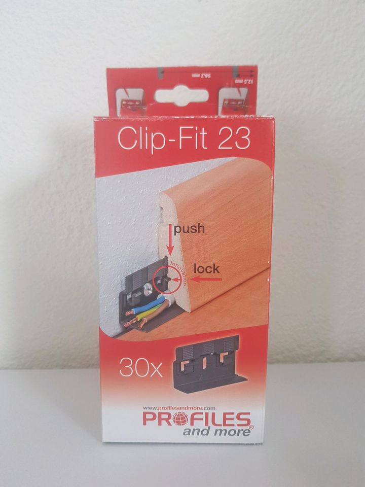 Leistenclips für Bodenleisten, Clip-fit 23 in Bad Friedrichshall