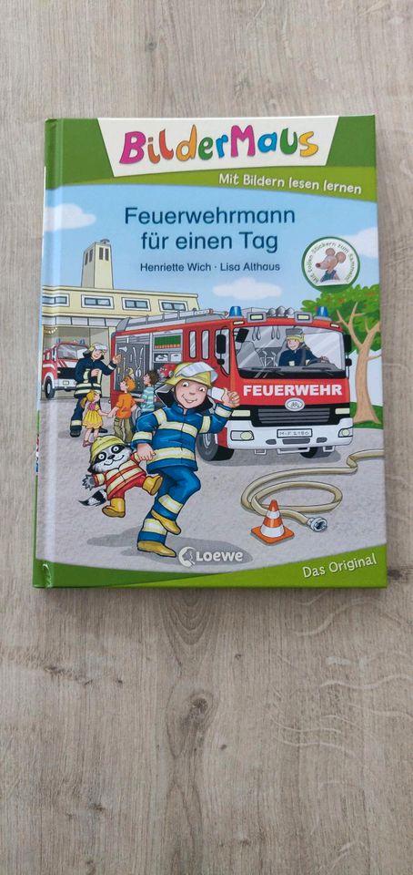 Buch Lesen lernen Bildermaus "Feuerwehrmann für einen Tag" in Augsburg