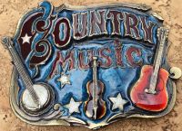 Gürtelschnalle Country Music USA Buckle Banjo Gitarre Geige Dance Bayern - Nördlingen Vorschau