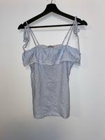 Bluse Top Oberteil Shirt Sommertop weiß blau Orsay S Bayern - Markt Schwaben Vorschau