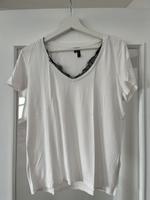 Weißes Vero Moda Shirt mit Spitze Hessen - Babenhausen Vorschau