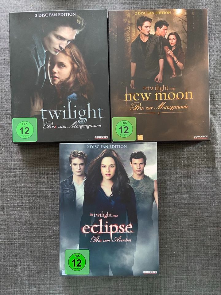 DVD Twilight Biss zum Morgengrauen, Mittagsstunde und Abendrot in Fredenbeck