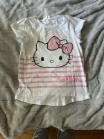 Hello kitty Shirt Sommer 122/128 Weiß Pink Hessen - Offenbach Vorschau