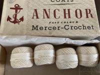 4x Anchor Mercer 20 Crochet Häkelgarn, 100% Baumwolle, 20 Gramm Bayern - Sulzbach a. Main Vorschau