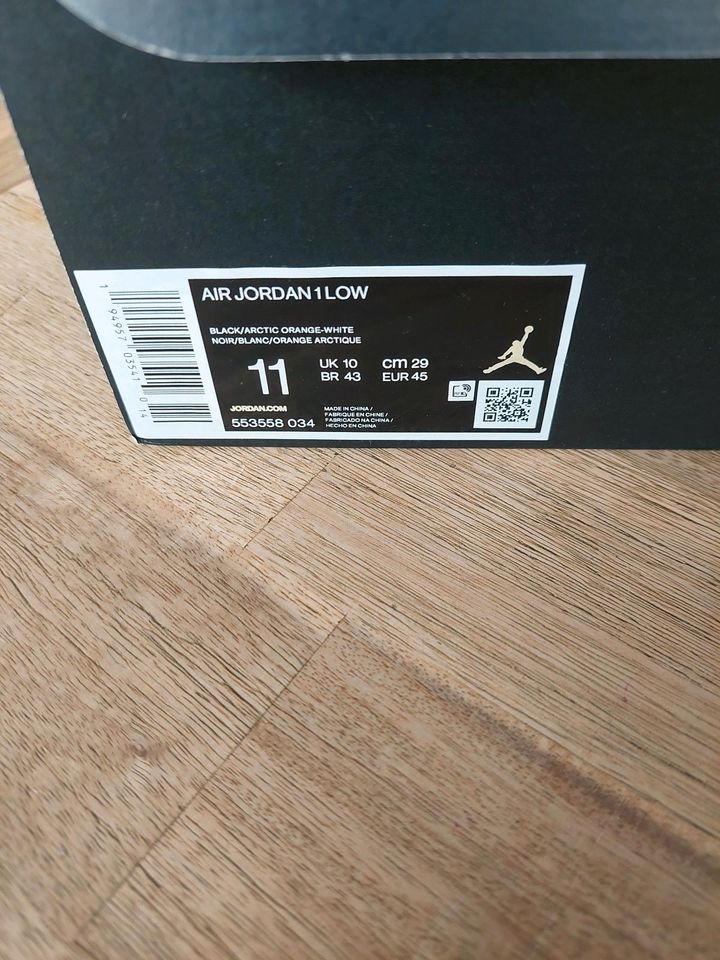 Nike jordan 1 low gr. 45 neu in Hiltrup