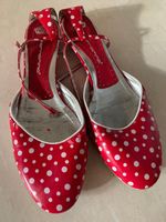 Fornarina Ballerinas / Sandalen rot mit weißen Pünktchen (Gr. 39) Friedrichshain-Kreuzberg - Kreuzberg Vorschau